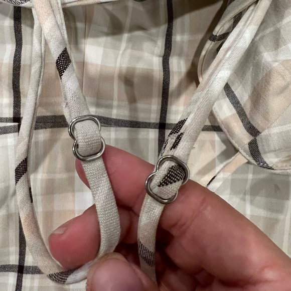 Wilfred New Classic Smock Back Plaid Mini Dress - Picture 12 of 12